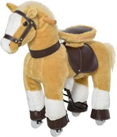 $120  Qaba Ride-on Walking Rolling Kids Horse with