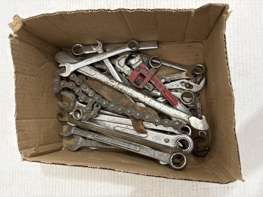 Box of Assorted Wrenches