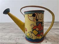 Vintage Tin Children's Watering Can, Great