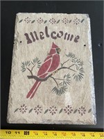 Cardinal Welcome Sign