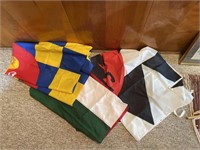 Lot of assorted flags- see pictures