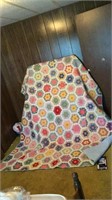 Large Hand quilted quilt