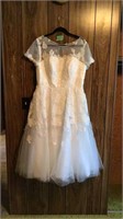 Vintage wedding dress- unknown size