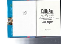 Edith Ann: My life, so far signed book