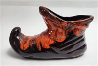 Elf Shoe/Planter Pottery W: 7"