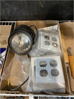 electrical box outlets and lights
