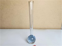 Vtg Kosta Boda Blue Bubble Bud Vase