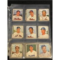 (43) 1950 Bowman Baseball Cards Mixed Grade