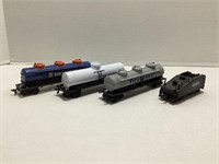 Four Bachmann HO Gauge Model Trains