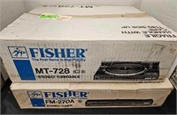 Lot of 2 Fisher Stereo Components
