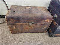 SMALL ANTIQUE TRUNK - AS IS
