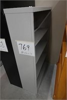1 Metal Bookcase (36"w x 12"d x 55"t)