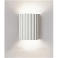 ($176) Wilman 1-Light White Flush Mount Wall