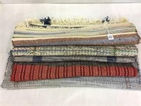 Lot of 5 Various Woven Rag Rugs