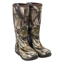 B885  Size 7 Womens Rubber Rain Boots Mid Calf