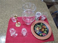 Misc. Glassware and some Crystal