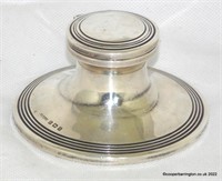 KGV Sterling Silver Capstan Inkwell