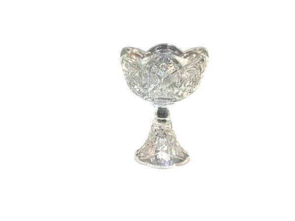 Vintage Crystal  Flower Design - Elegant Glassware