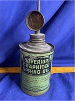 Superior Graphites Spring Oil Can