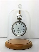 Open Face Pocket Watch in Stand