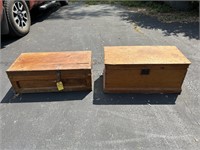 Carpenter Wood Box & Wood Trunk