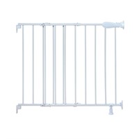 Summer Stairs Metal Gate, White, 29-42 Inch Wide