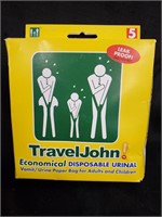 Travel John economical disposable urinal