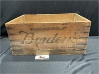 Wooden Borden Milk Crate