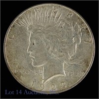 1923-D Silver Peace Dollar (BU)