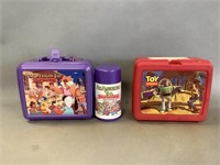 An American Tail and Toy Story Plastic Lunch Boxes