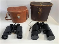 2 Sets of Binoculars w/ Case