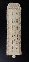 Scrimshaw Bone Cribbage Board