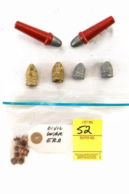(2) Burnside Bullets 54 Cartridge and Accessories