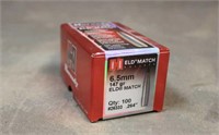 (100) Hornady 6.5mm ELD Match 147GR Bullets