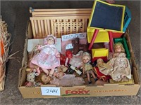 Lot of Vintage Dolls and Accessories