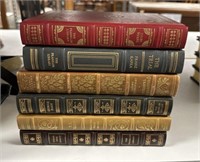 6 Franklin Library Leather Bound Books