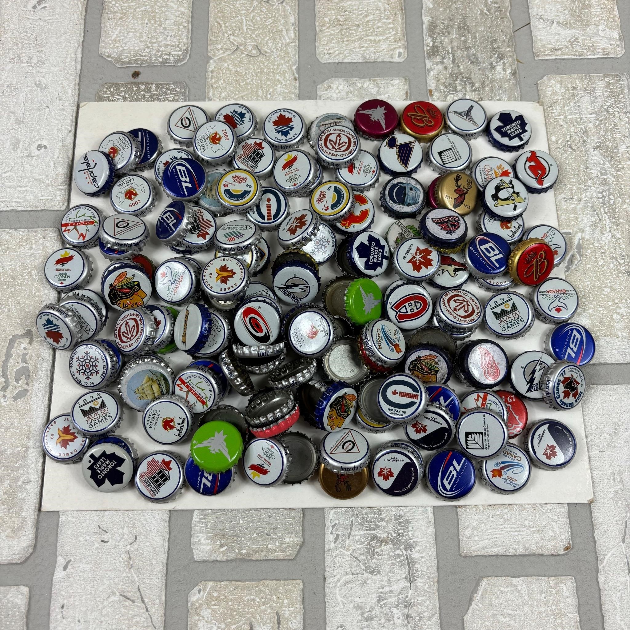 Beer Cap Lot, Hockey & Olympic