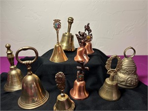 Assorted Brass & Copper Bells
