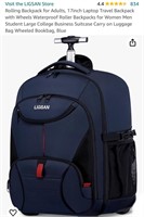 Rolling Backpack for Adults