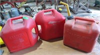 3 5-gal poly gas cans