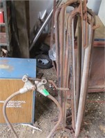 4 cow stanchions and cow device