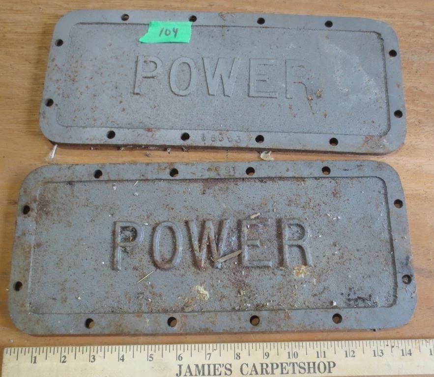 2 metal Power plates