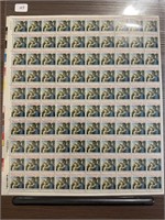 QTY 100 CHRISTMAS 1981 STAMP SHEET BOTICELLI