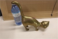 Brass Cat Figure