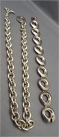 Very heavy sterling silver chain link style