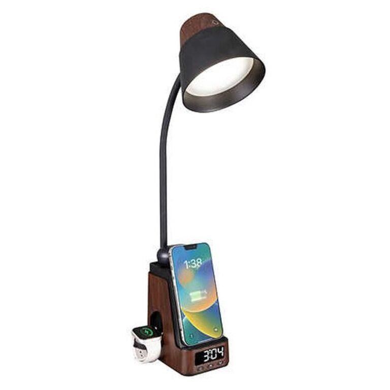 $40-OttLite LED Desk Light with Multi-Device