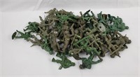 Lot Of Various Green Army Men Toy Soldiers
