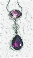 Brighton Amethyst Crystal Necklace