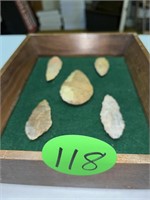 (5) Arrowheads Framed