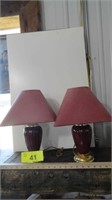 (2) Lamps